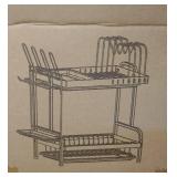 Multi Function Countertop Dish Rack, Black