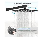 Rainfall Shower System Matte Black