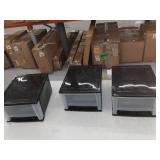 IRIS 17 Quart Stacking Drawer 4 Pack in Black