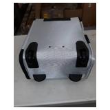 Byootique Rolling Makeup Train Case Side Pockets Cosmetic Backpack Pouch Travel