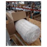 Lucid 6 Inch Memory Foam Soft Feel Breathable Cover Mattress, Twin, White