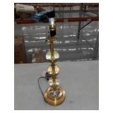 Avery 27.5" Crystal LED Table Lamp, Clear/Brass Gold , 1 Lamp