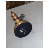 Avery 27.5" Crystal LED Table Lamp, Clear/Brass Gold , 1 Lamp