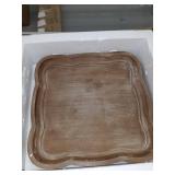 COZAYH Rustic Farmhouse Tray Top End Table, SKU#: F03006