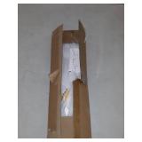 Three White Floating Shelves