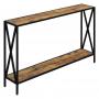 Convenience Concepts Tucson Console Table, Barnwood/Black R4-0458
