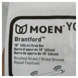 Moen Brantford Brushed Nickel 18" Designer Grab Bar
