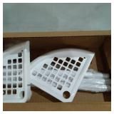 BATHTUB 4 STORAGE W/ POLES - WHITE