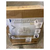 Delta Children 2284 EZ Fold Ultra Compact Travel Newborn Bassinet, Inner Circle