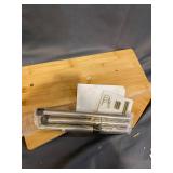 HYNAWIN 3 TIER CORNER SHELF BAMBOO AND METAL STORAGE SPICE RACK