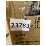 MIAO PAW CAT TREE SCRATCHING POST GREY