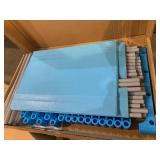 DIY Bookcase 9 Cube Blue