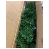 National Tree 24" North Valley Spruce Wreath with 50 Battery Operated Dual Led Lights