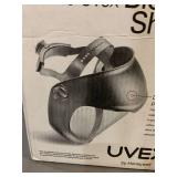 Honeywell Uvex Bionic Face Shields, Hardcoat/Antifog, Clear/Black Matte