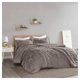 Intelligent Design Malea Full/Queen 3-Pc. Shaggy Faux Fur Comforter Set Bedding