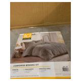Intelligent Design Malea Full/Queen 3-Pc. Shaggy Faux Fur Comforter Set Bedding