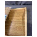 Greenco Foldable Bamboo Breakfast Table Serving Tray, Labtop Desk, Bed Table