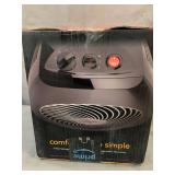 Vornado 1,500 Watt Portable Electric Fan Compact Heater with Adjustable Thermostat