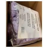 Heritage Club Ultra Soft - Sierra - Hypoallergenic - for Boys and Girls - All Season Breathable 3 Piece Kids and Teen Solid Pintuck Comforter Set - Alternative Microfiber -, Full, Purple