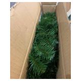 National Tree 24" North Valley Spruce Wreath with 50 Battery Operated Dual Led Lights