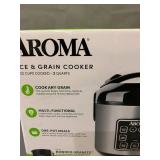Aroma 8-Cup Programmable Rice & Grain Cooker, Steamer