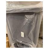 Rubbermaid Step-On Trash Can Wastebasket, Gray, 8.3 -gallon (FG284187CYLND)