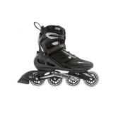 Rollerblade Zetrablade Mens Adult Fitness Inline Skate, Size 11, Black, Silver