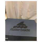 Rollerblade Zetrablade Mens Adult Fitness Inline Skate, Size 11, Black, Silver