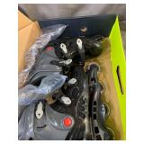 Rollerblade Zetrablade Mens Adult Fitness Inline Skate, Size 11, Black, Silver