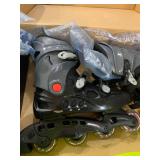 Rollerblade Zetrablade Mens Adult Fitness Inline Skate, Size 11, Black, Silver