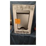 simplehuman 38 Liter Rectangular Step Can, Brushed Stainless Steel - Brushed Stainless Steel