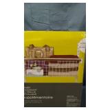 RubberMaid - Metal Wire Sliding Storage Basket for Closet Organizer Kits - White