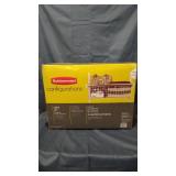 RubberMaid - Metal Wire Sliding Storage Basket for Closet Organizer Kits - White