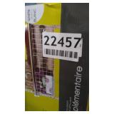 RubberMaid - Metal Wire Sliding Storage Basket for Closet Organizer Kits - White