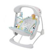 Fisher-Price - Deluxe Take-Along Swing & Seat - White/Blue/Black/Yellow