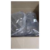 mDesign Slim Plastic Kitchen Pantry Cabinet Food Storage Bin, 4 Pack