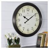 FirsTime & Co.Â® Avery Whisper Wall Clock, American Crafted, Oil Rubbed Bronze, 20 x 2 x 20 in, (50002)