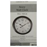 FirsTime & Co.Â® Avery Whisper Wall Clock, American Crafted, Oil Rubbed Bronze, 20 x 2 x 20 in, (50002)