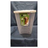Van Ness 25 lb Dog Food Storage Container on Wheels