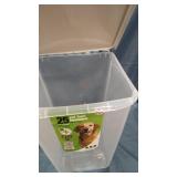Van Ness 25 lb Dog Food Storage Container on Wheels