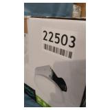 Homewerks Worldwide 50 CFM Ceiling No Cut Installation Bathroom Exhaust Fan with LED Light, White