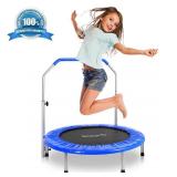 SereneLife SLSPT365 - Jumping Fun Sports Trampoline, Kids Size