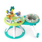 Bright Starts Around We Go 2-in-1 Walk-Around Activity Center & Table - Tropic Cool, Ages 6 months +