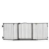 Regalo Deluxe Home Accents 74-Inch Widespan Safety Gate, Includes 4 Pack of Wall Mounts