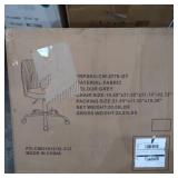 OFFICE CHAIR W/ WHEELS & ADJUSTABLE HEIGHT- GREY, ITEM# CW-2776-GY