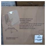 OFFICE CHAIR W/ WHEELS & ADJUSTABLE HEIGHT- GREY, ITEM# CW-2776-GY