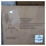 OFFICE CHAIR W/ WHEELS & ADJUSTABLE HEIGHT- GREY, ITEM# CW-2776-GY