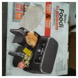 Ninja - Foodi 6-in-1 10-qt. XL 2-Basket Air Fryer with DualZone Technology - Grey