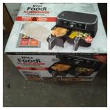 Ninja - Foodi 6-in-1 10-qt. XL 2-Basket Air Fryer with DualZone Technology - Grey