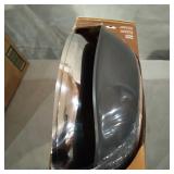 Anolon Nouvelle Copper Mixed Metals Skillet Set, 2-Piece, Silver and Black